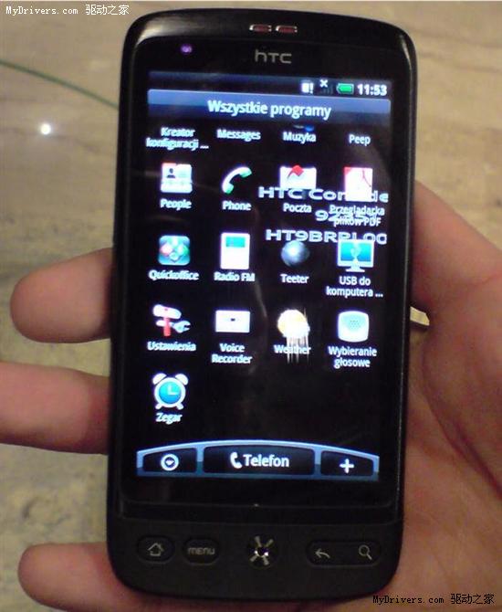 1GHz处理器 HTC高端Android新机Bravo真机图