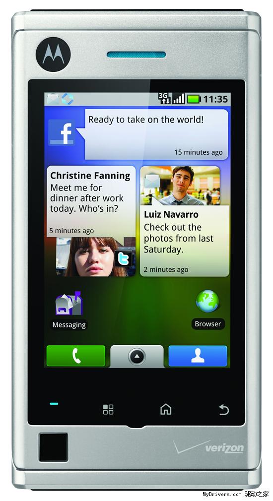 摩托罗拉发布Android新机Devour