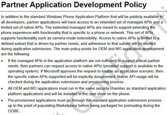Windows Phone 7开发人员技术文档泄露