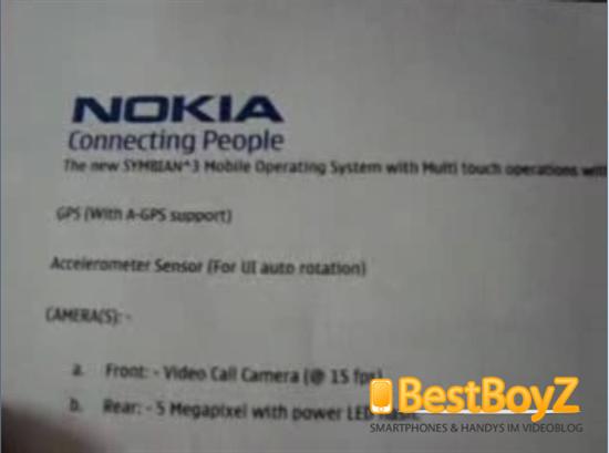 全键盘Symbian3 诺基亚X10曝光