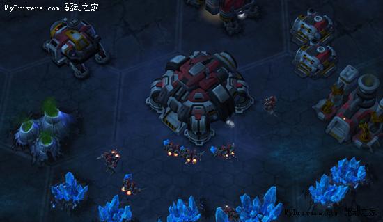 《星际争霸2》Beta测试版高低画质对比