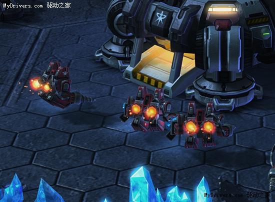 《星际争霸2》Beta测试版高低画质对比