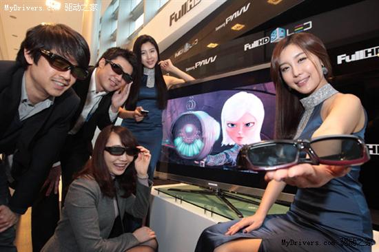 三星全球首款3D高清LED背光电视正式上市