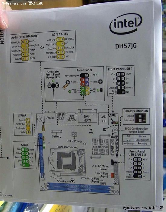 Intel原厂出品：首款Mini-ITX H57主板低价上市