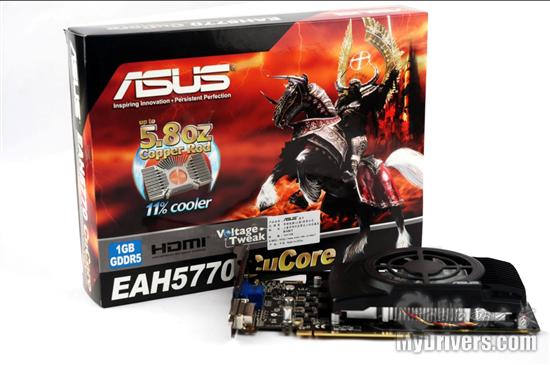 诡异板型铜芯散热 华硕另类HD5770显卡测试