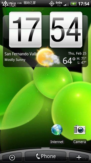 Droid运行最新泄露版Sense UI视频展示