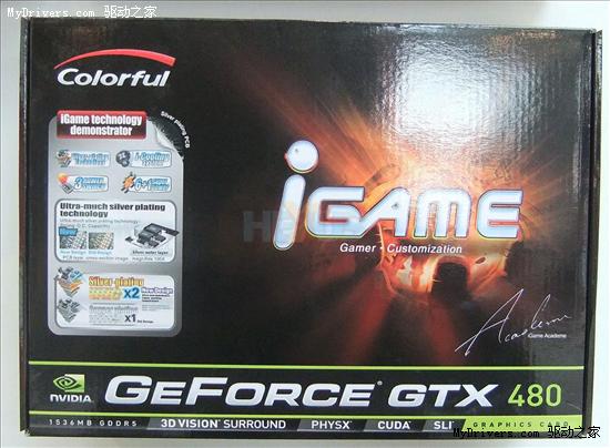 CeBIT：GeForce GTX 480显卡、包装盒展示
