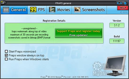 أFraps 3.1.2