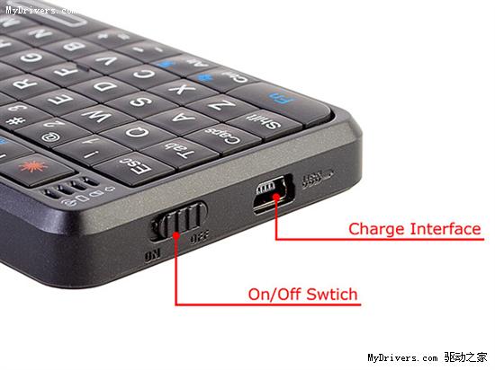 首带触控板的无线迷你键盘Rii Mini多图曝光