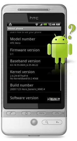 HTC Hero系统升级时间表曝光 5月可升至2.1