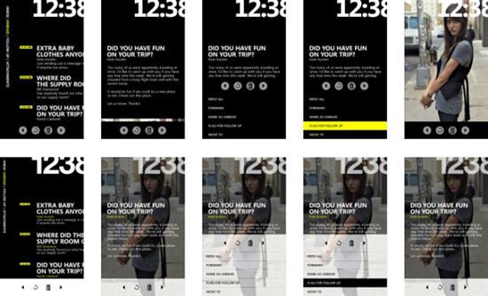 Windows Phone 7用户界面Metro概念演示
