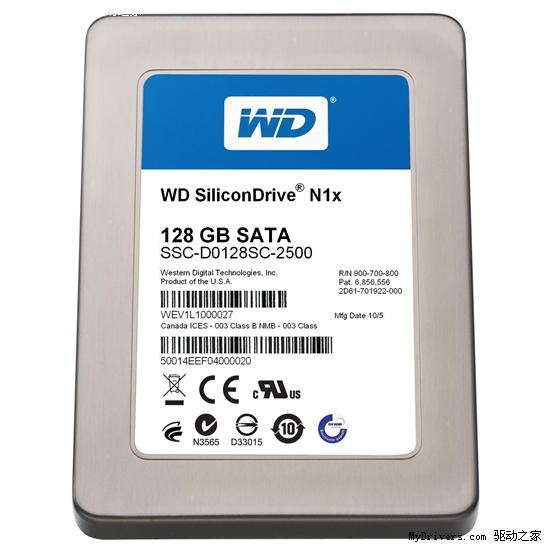 西部数据新型高速固态硬盘wdsilicondriven1x出货