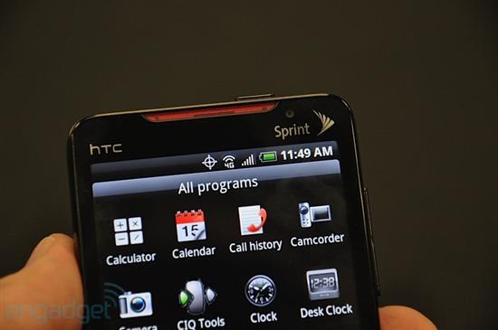 超越Nexus One HTC正式发布智能新机EVO 4G