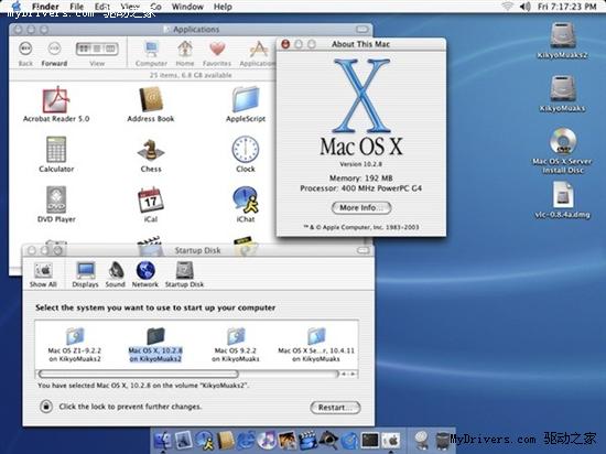 Mac OS X九岁生日快乐