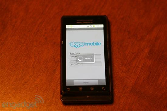 Verizon定制版Skype Mobile试用：不支持WiFi
