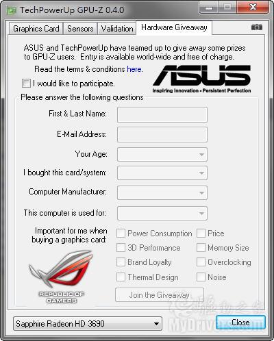 GPU-Z 0.4.0发布 支持GTX 480/470