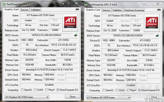 GPU-Z 0.4.0发布 支持GTX 480/470