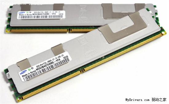 三星首款32GB DDR3服务器内存样品出货