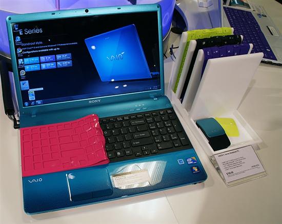 丰富多彩 索尼VAIO E笔记本键盘膜欣赏