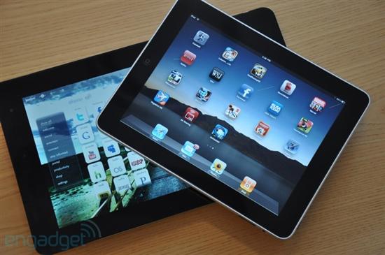 平板之争 iPad VS JooJoo对比图赏