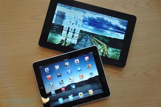 平板之争 iPad VS JooJoo对比图赏