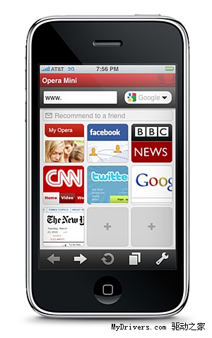 首款外来浏览器 iPhone版Opera Mini获苹果批准