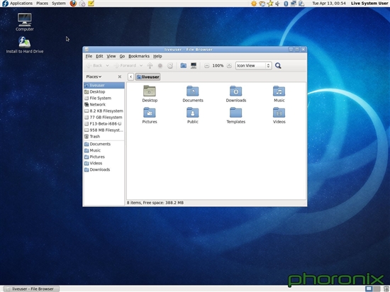 Fedora 13 Beta发布 新界面多图赏