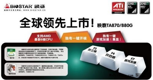 按F7集显变700MHz 映泰880G开玩星际2