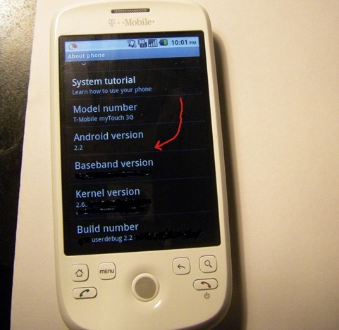 HTC G2手机运行Android 2.2截图曝光