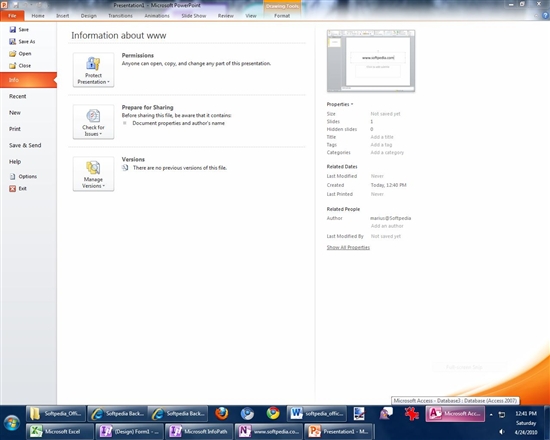 Office 2010 RTM 150张海量截图欣赏