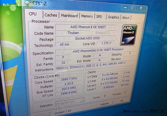 Phenom II X6 1090T/1055T零售开卖