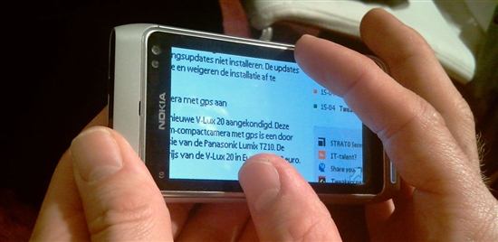 诺基亚Symbian^3新机N8试玩体验