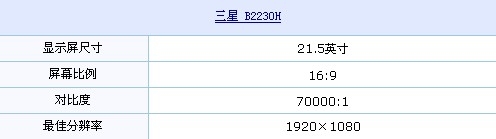 70000:1+HDMI 三星唯美液晶降价到货