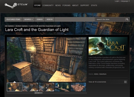 《劳拉与光之守护者》Steam独家发布
