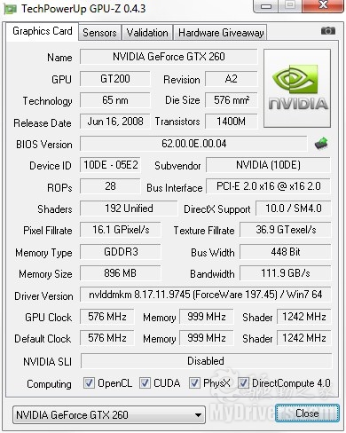 GPU-Z 0.4.3 