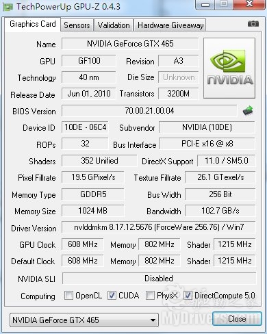 GPU-Z 0.4.3 