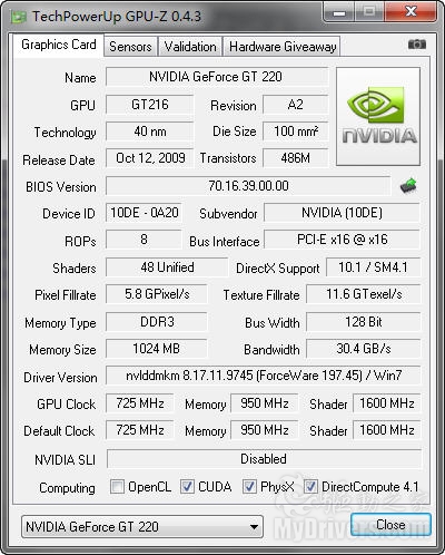 GPU-Z 0.4.3 