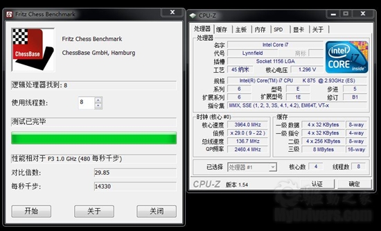 K字再现 Intel准旗舰Core i7-875K处理器超频测试