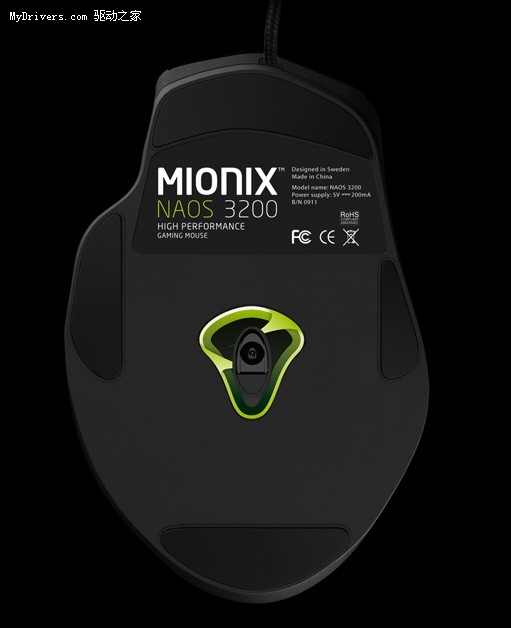 配LED光学传感器 Mionix新发游戏鼠标