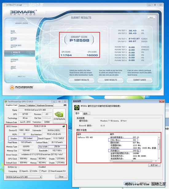 100%能刷GTX470！双敏GTX465也开核！