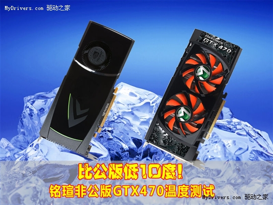 比公版低10度！铭瑄非公版GTX470散热测试