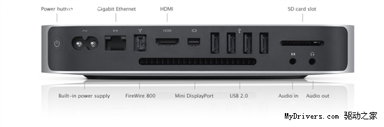 超薄机身一体化铝壳 苹果新Mac mini发布