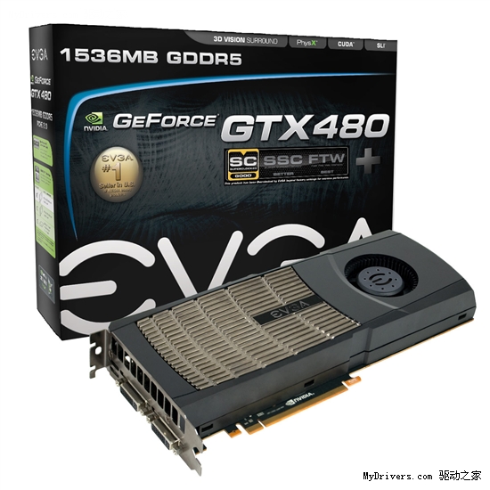 EVGA发布背板散热超频版GTX 480/470 SC+