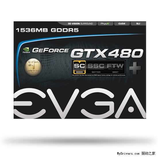 EVGA发布背板散热超频版GTX 480/470 SC+