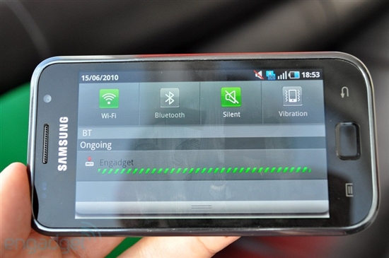 三星最强Android手机Galaxy S试玩展示