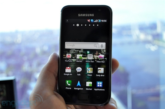 三星最强Android手机Galaxy S试玩展示