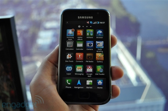 三星最强Android手机Galaxy S试玩展示