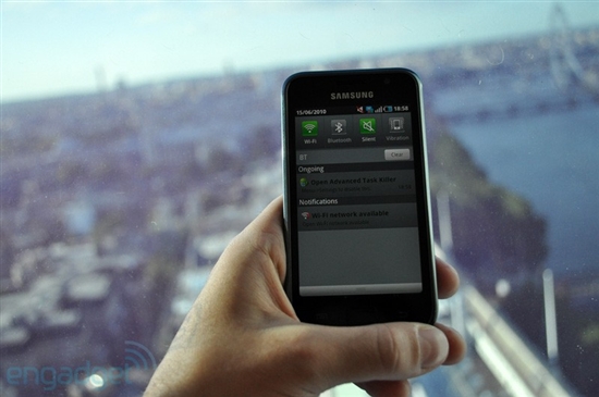 三星最强Android手机Galaxy S试玩展示
