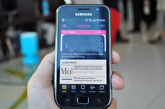 三星最强Android手机Galaxy S试玩展示