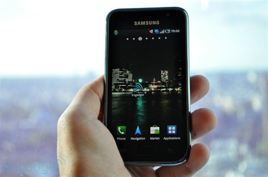 三星最强Android手机Galaxy S试玩展示